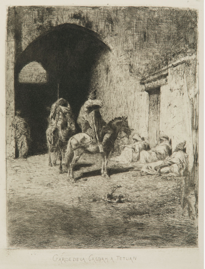 Ficha de subasta de GARDE DE LA CASBAH A TETUAN