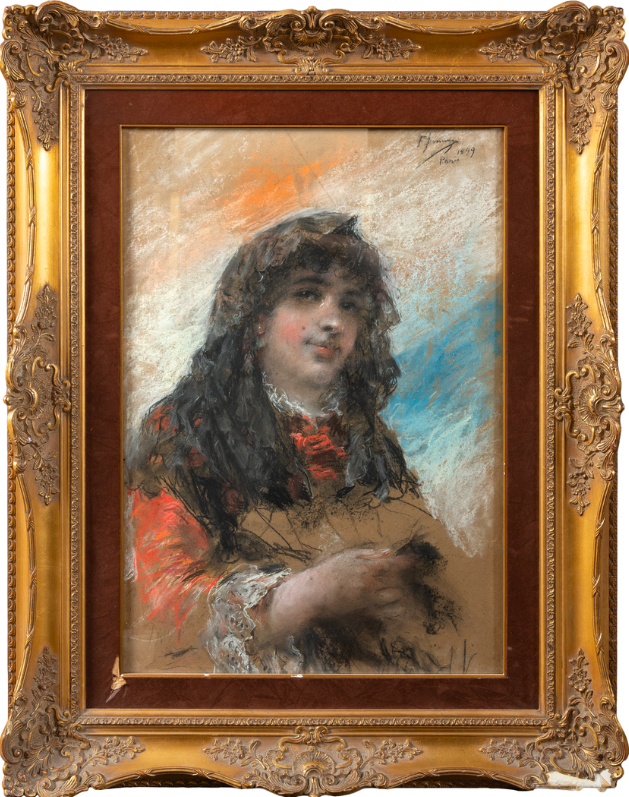 Imagen de Retrato de dama con mantilla negra