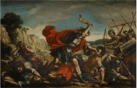 Imagen de "Pasajes bíblicos con la historia de Sansón", 1687