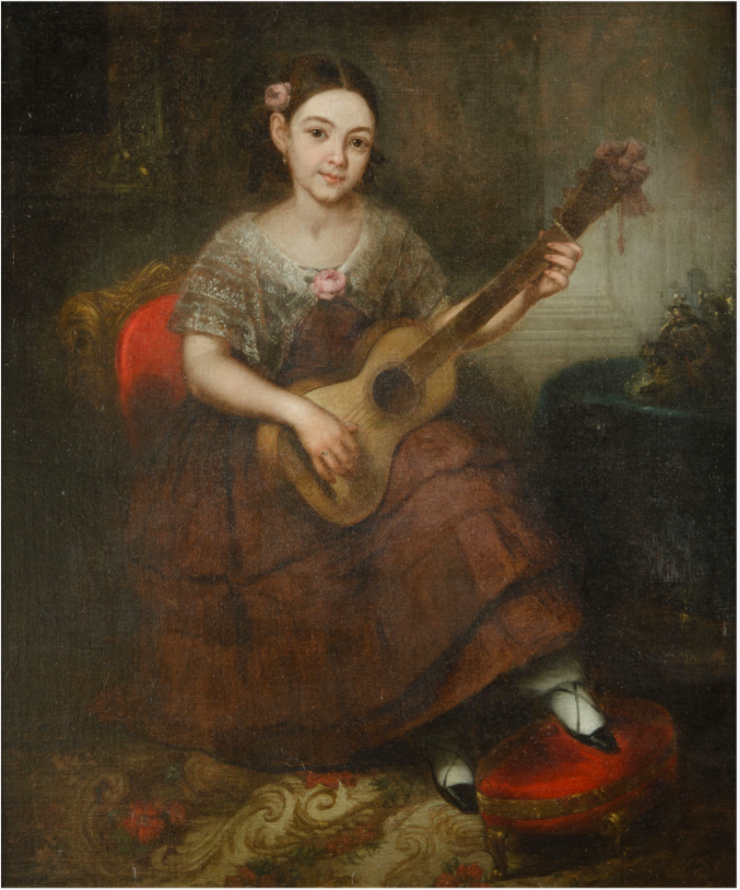 Imagen de Niña con guitarra