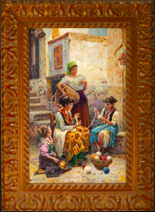 Imagen de Mujeres cosiendo