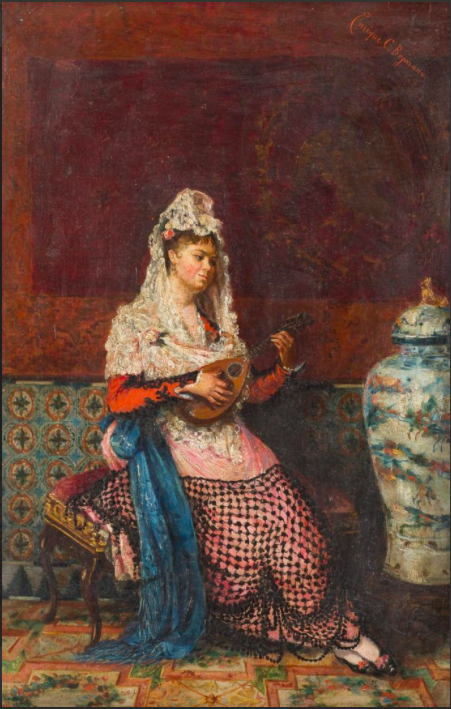 Imagen de Dama con bandolina
