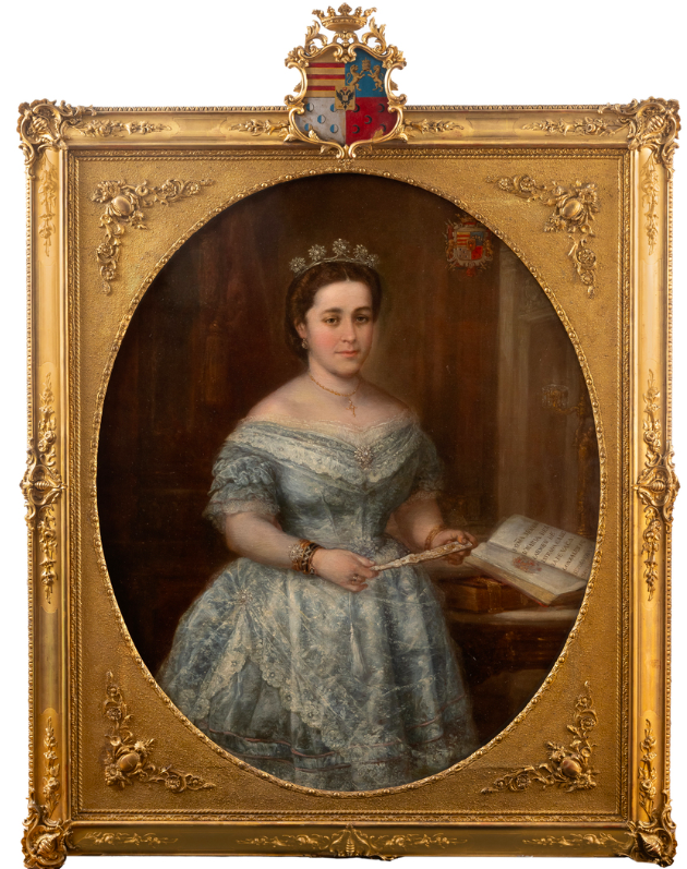 Imagen de "Retrato de Mª del Carmen Estrada y Cabeza de Vaca, Marquesa de Casa León"