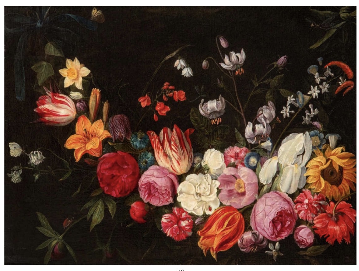 Imagen de Orla de flores (fragmento). c. 1660