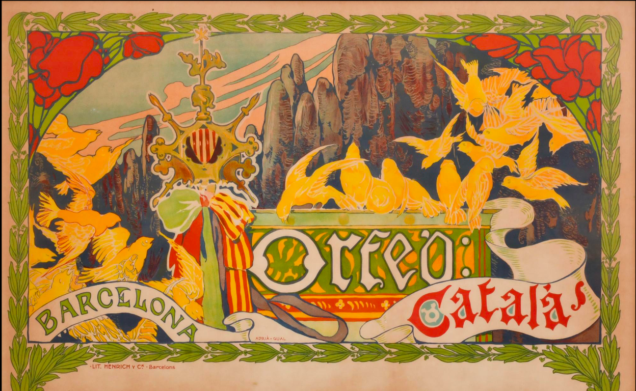 Imagen de Cartel Orfeo Català, 1904