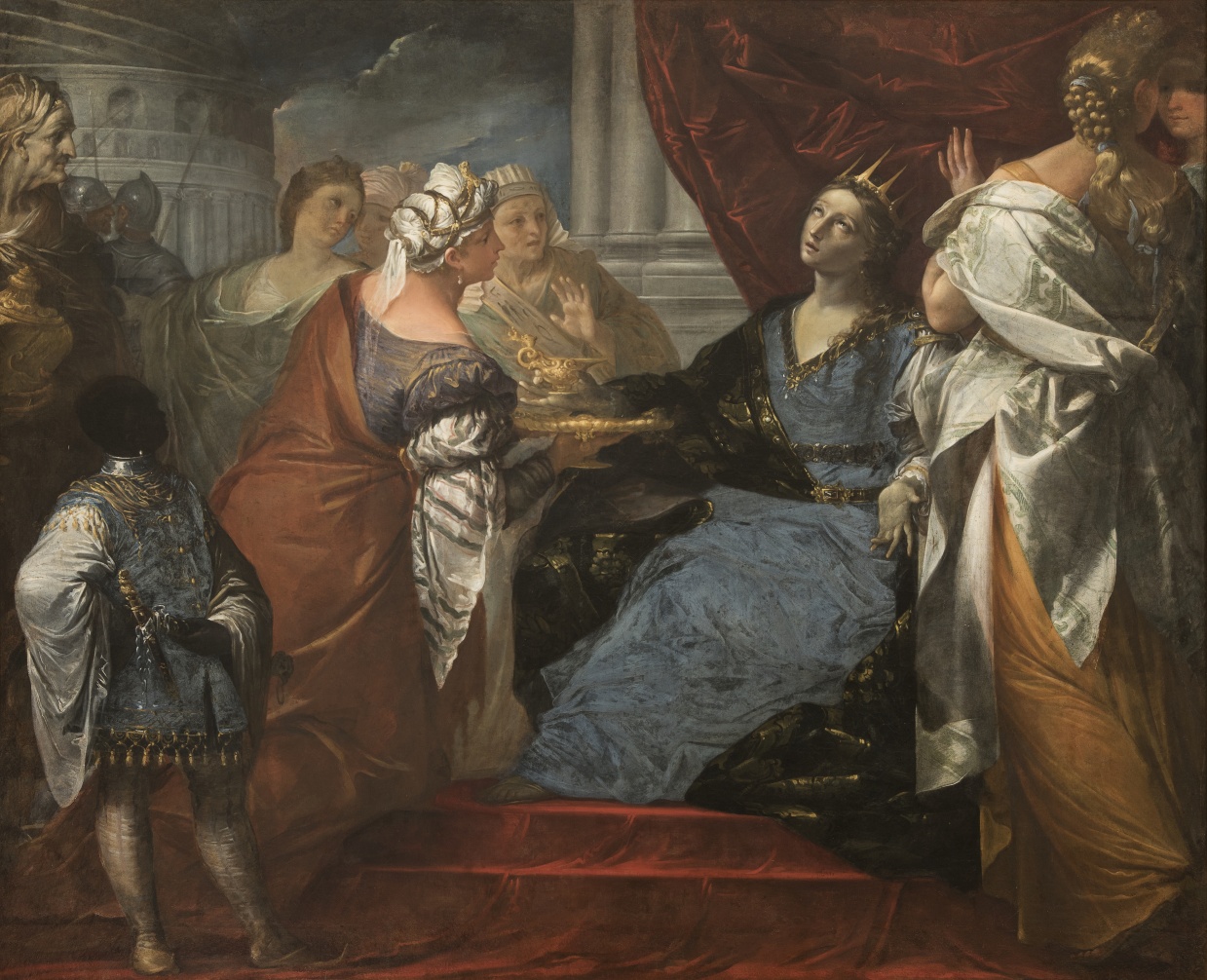 Imagen de La reina Artemisia bebe las cenizas de su marido