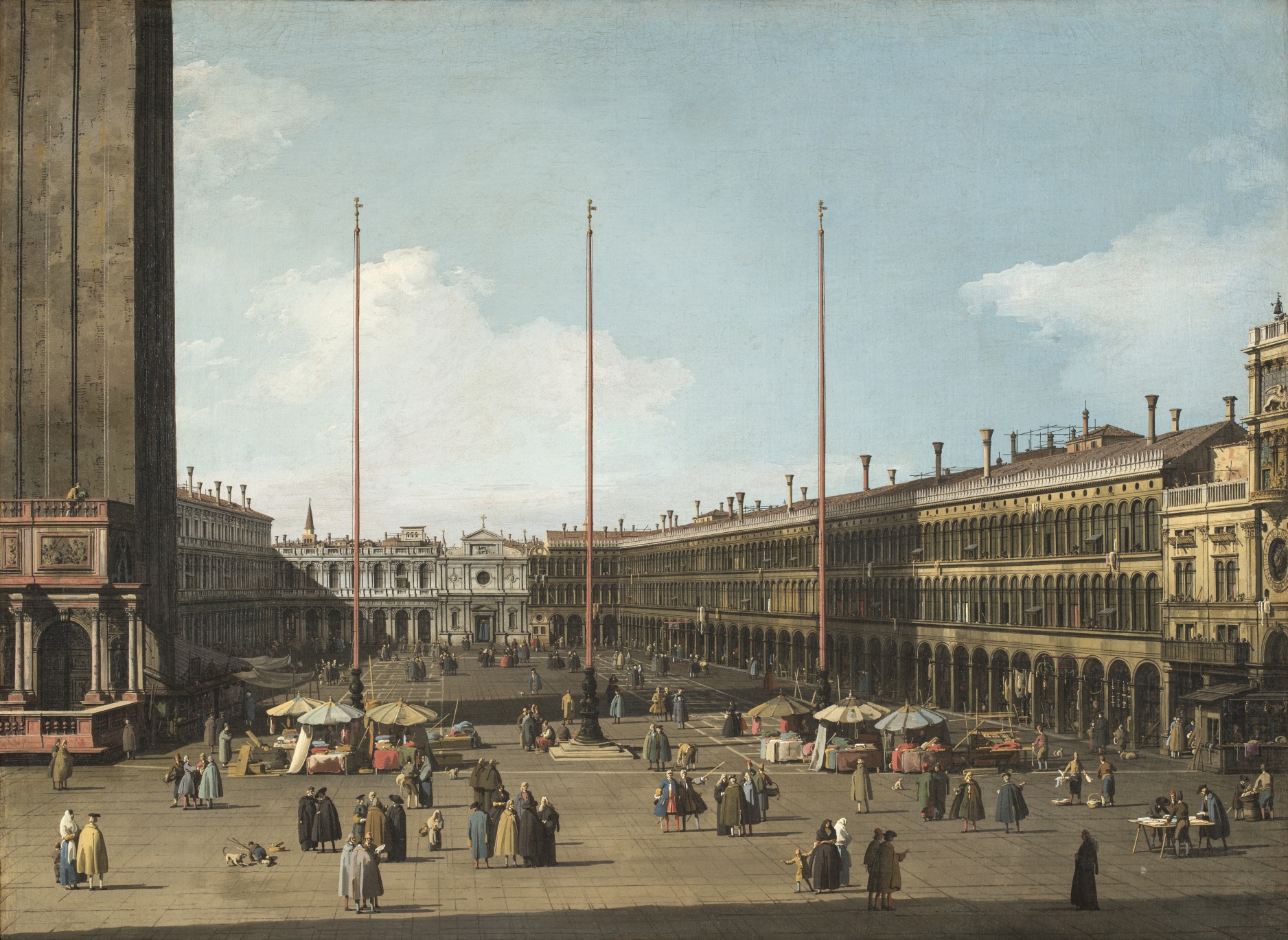Imagen de Veduta di Venezia con piazza San Marco e le Procuratie