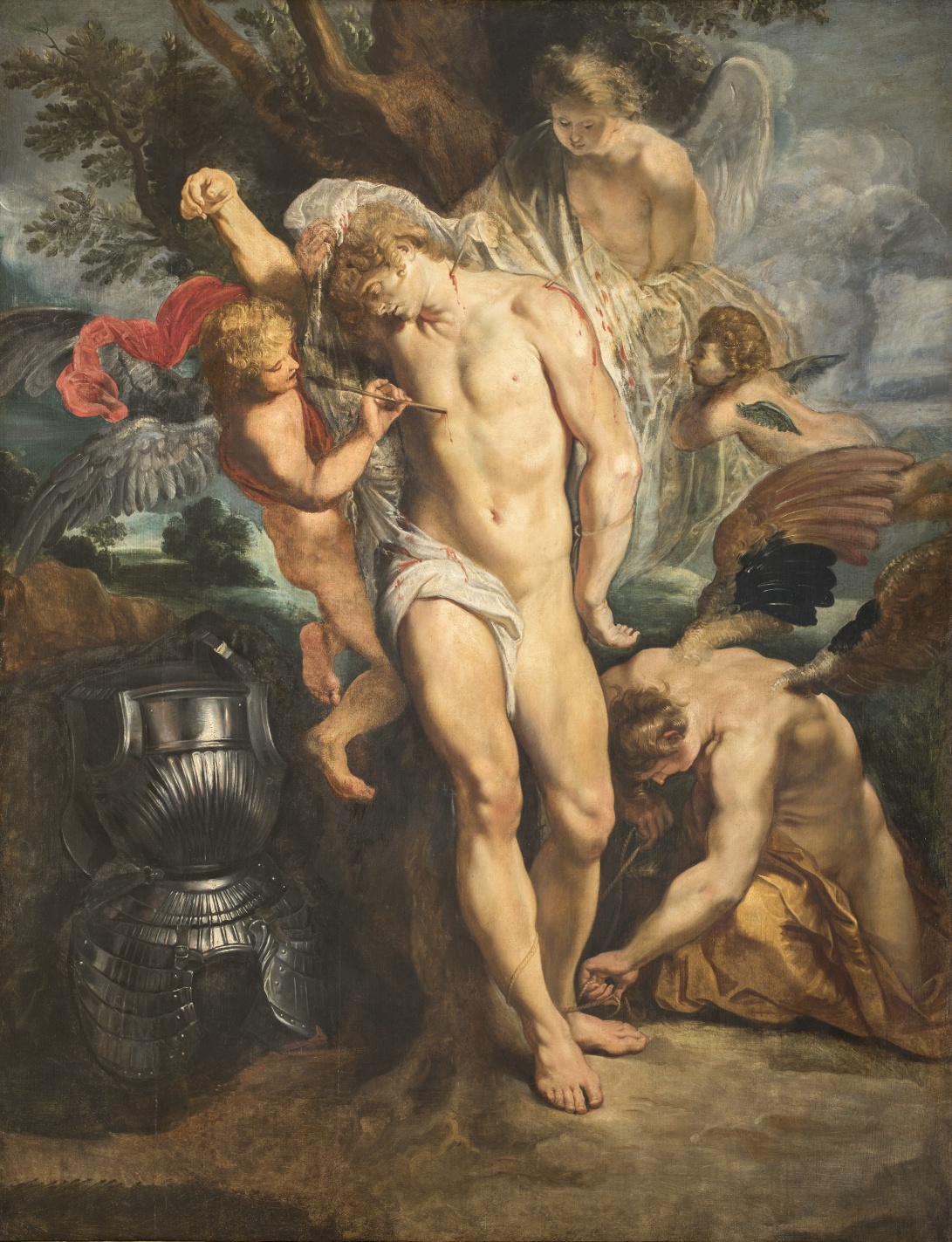 Imagen de S. Sebastiano liberato dagli angeli