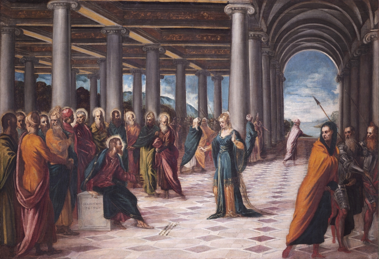 Imagen de Cristo e l'adultera